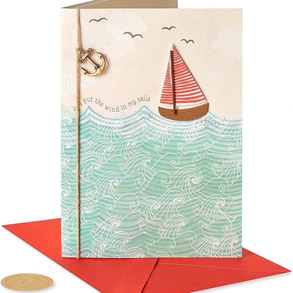 🆕Papyrus Romantic Greeting Card